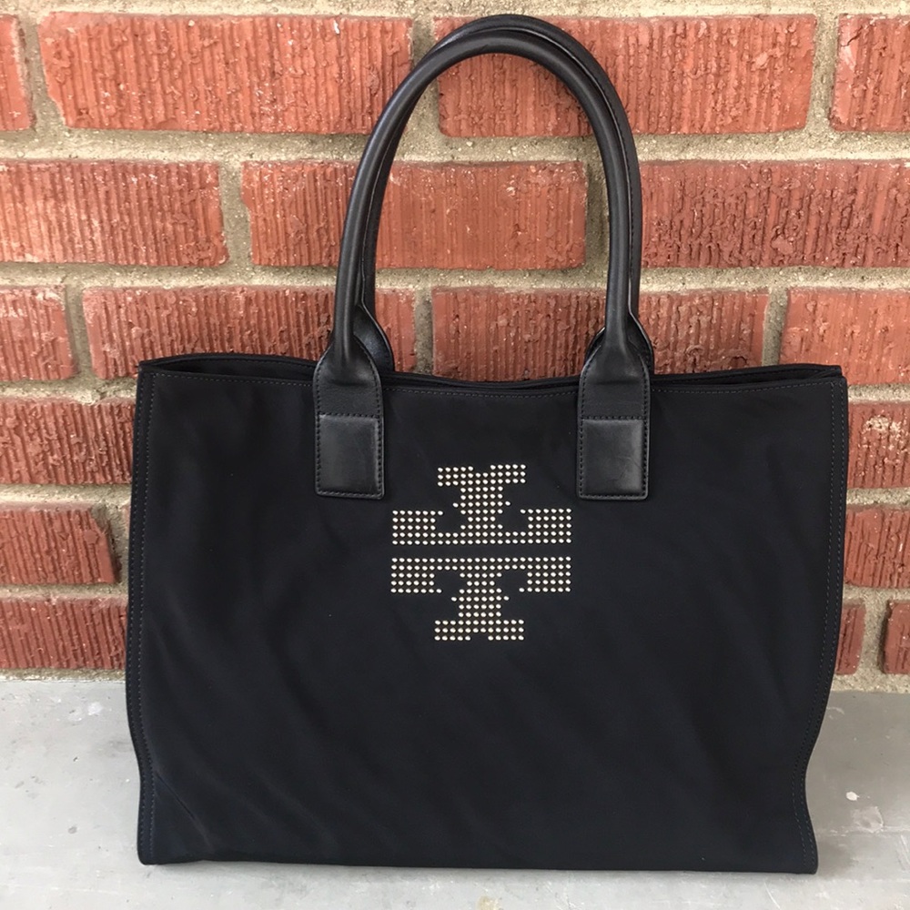 Tory Burch Ella Studded Nylon Tote